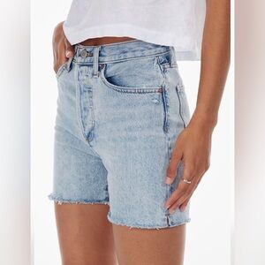 Aritzia Denim Forum - The Yoko Hi-Rise Mid-Thigh Denim Short
